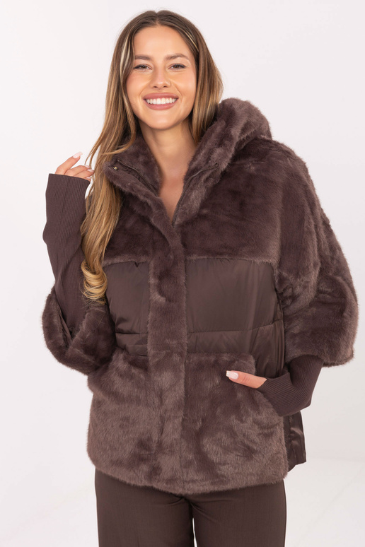 Tumši brūns žakete