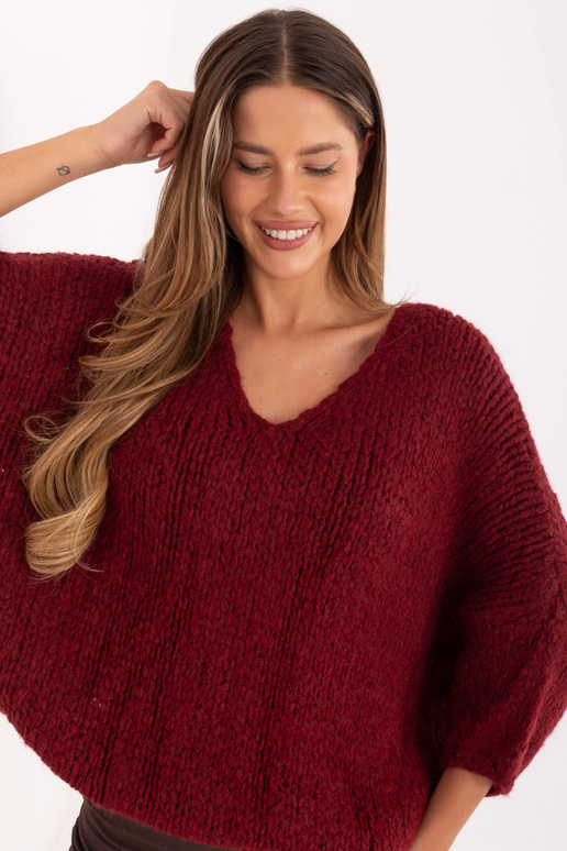 Džemperis bordo krāsā