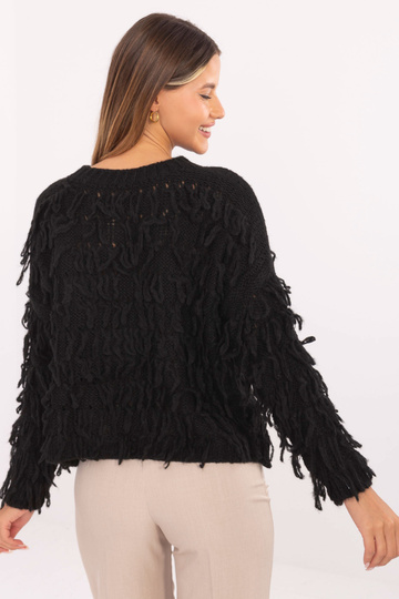 Vilnas džemperis melnas krāsā