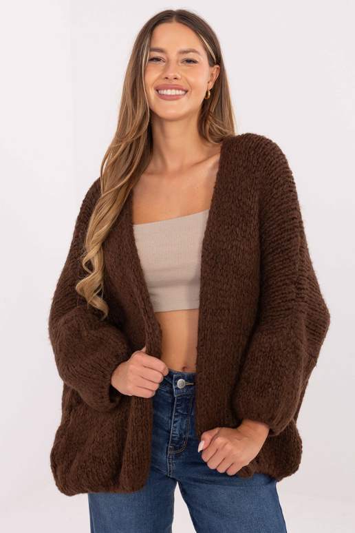 Vilnas džemperis brūnas krāsā