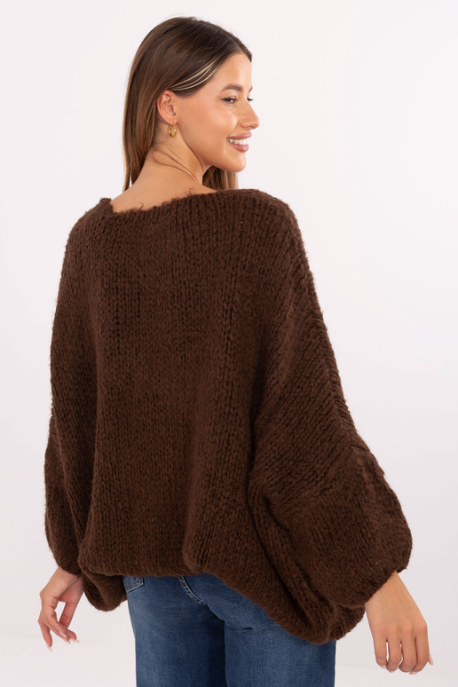 Vilnas džemperis brūnas krāsā