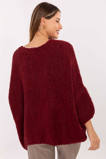 Bordo krāsas džemperis