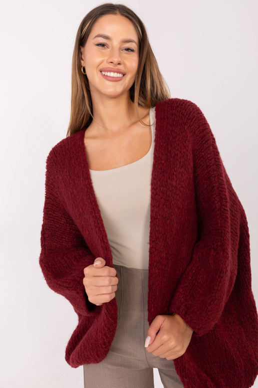 Bordo krāsas džemperis