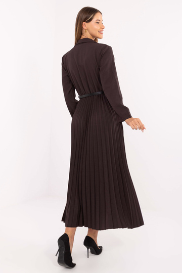 Tumši brūna kleita 2