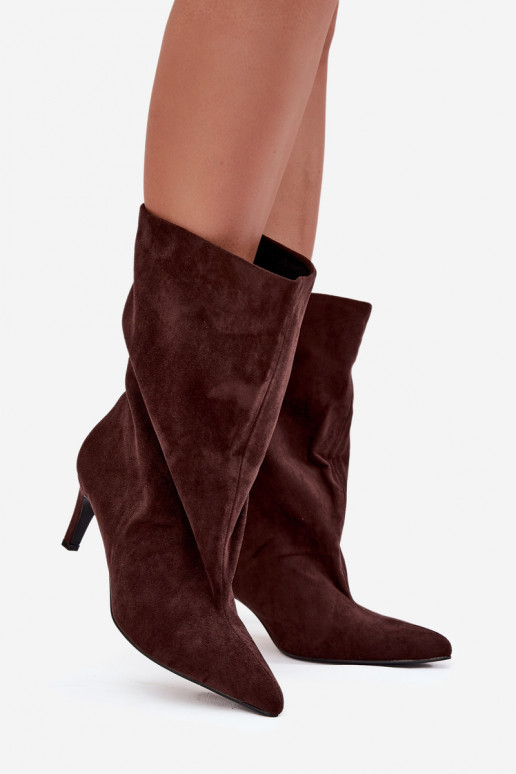  Sieviešu puszābaki ar papēdi Czekoladowe Solvienne