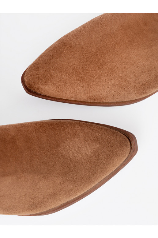 brūnas krāsas sieviešu zābaki o klasycznym kroju