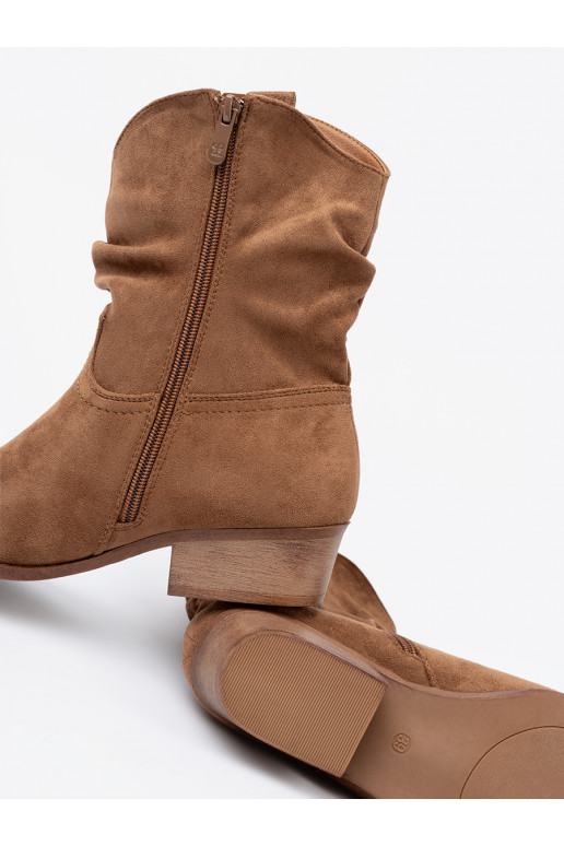 brūnas krāsas sieviešu zābaki o klasycznym kroju