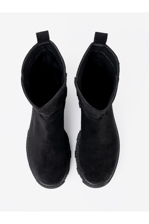 Melns zābaki o minimalistycznym kroju