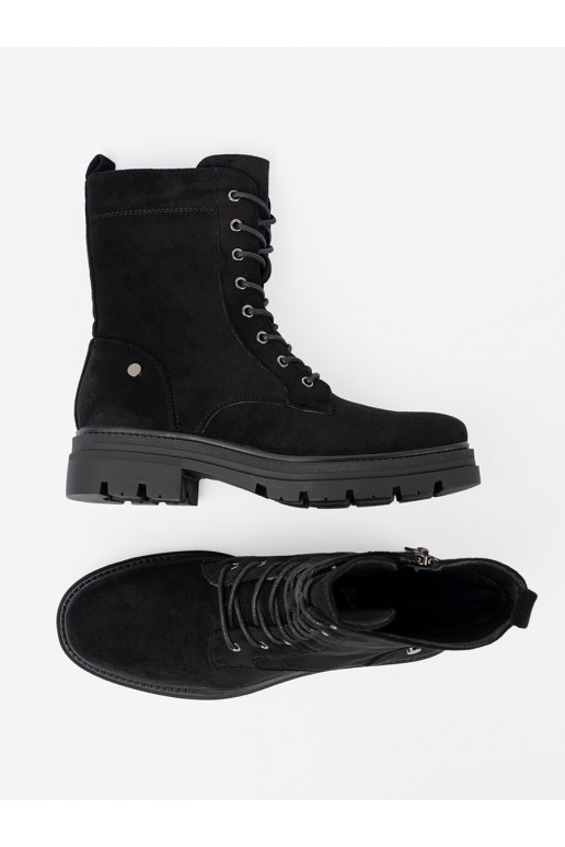 Melns  zābaki na masywnej podeszwie