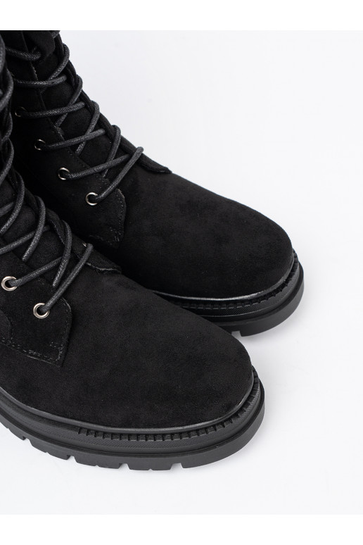 Melns  zābaki na masywnej podeszwie