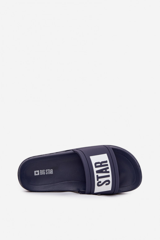 Čības Big Star DD274A265 Zilas krāsas-baltas krāsas  Čības Big Star DD274A265 Zilas krāsas-baltas krāsas