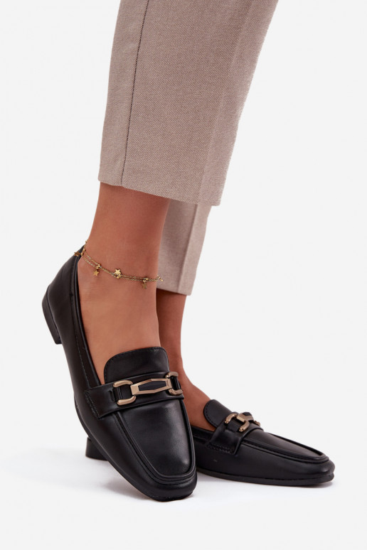 apavi Mokasīni  ar ornamentiem Melns Priscelle apavi Mokasīni  ar ornamentiem Melns Priscelle