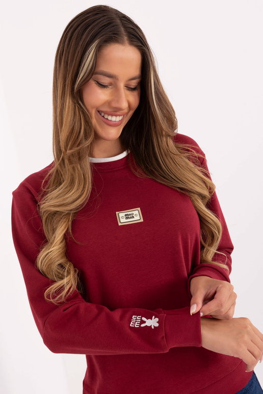 Džemperis - burgundijas krāsā