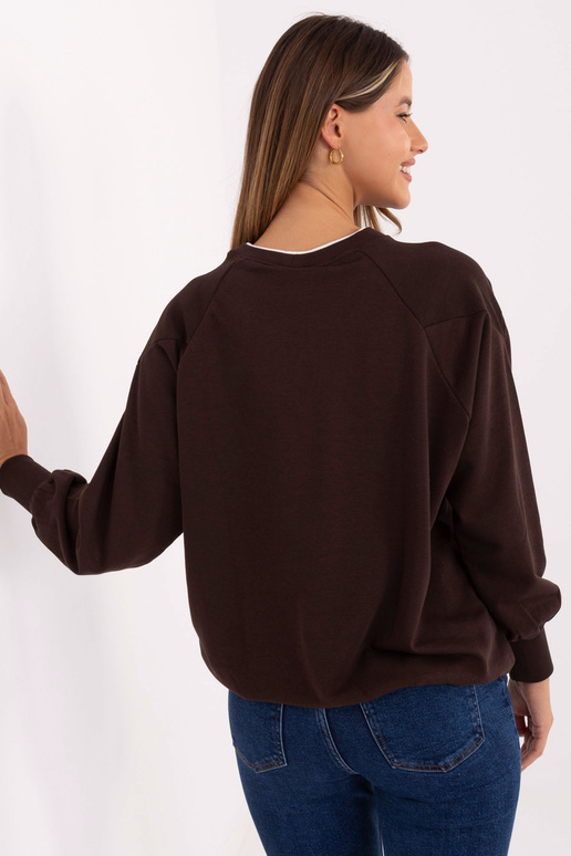 Tumši brūns džemperis