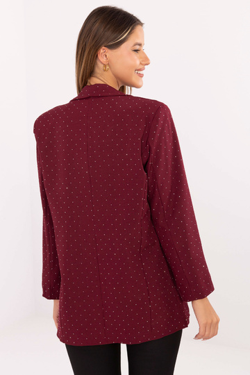 Burgundijas krāsas žakete 2