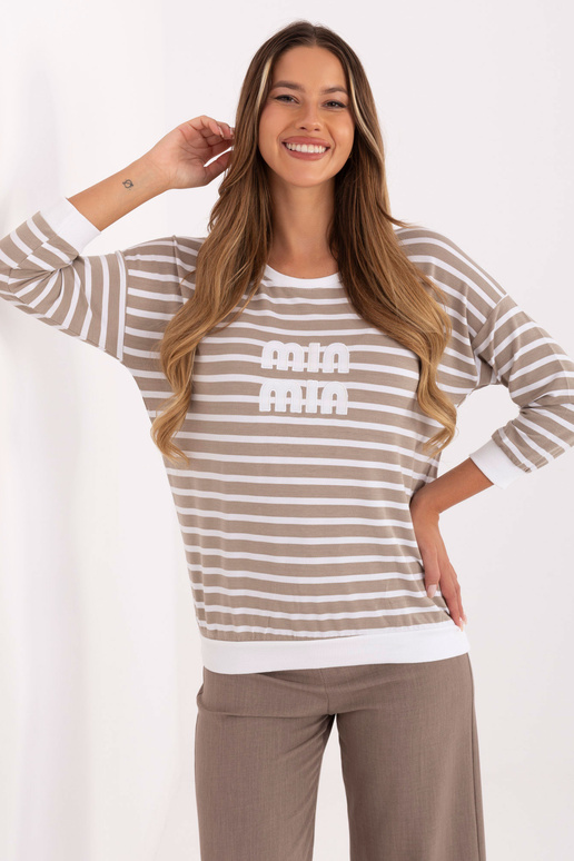 Tumši smilšu krāsas blūze