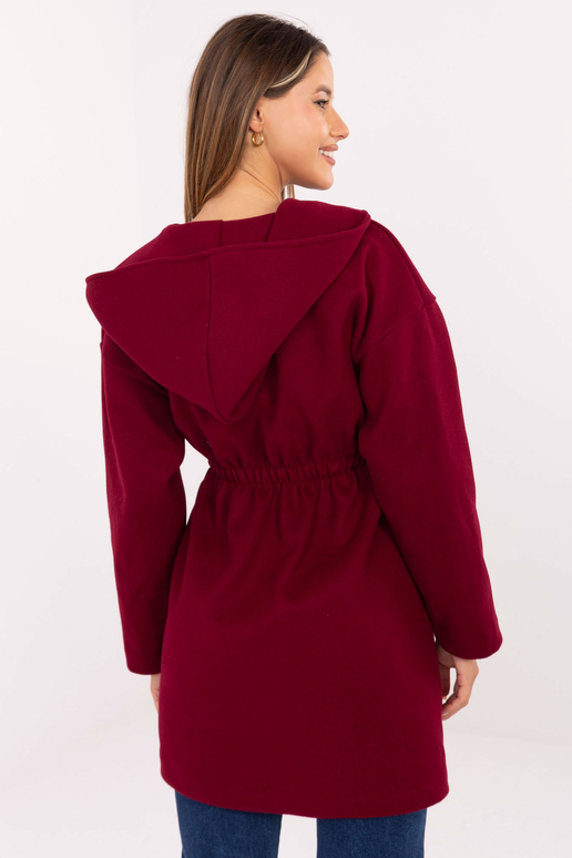 Mētelis bordo krāsā