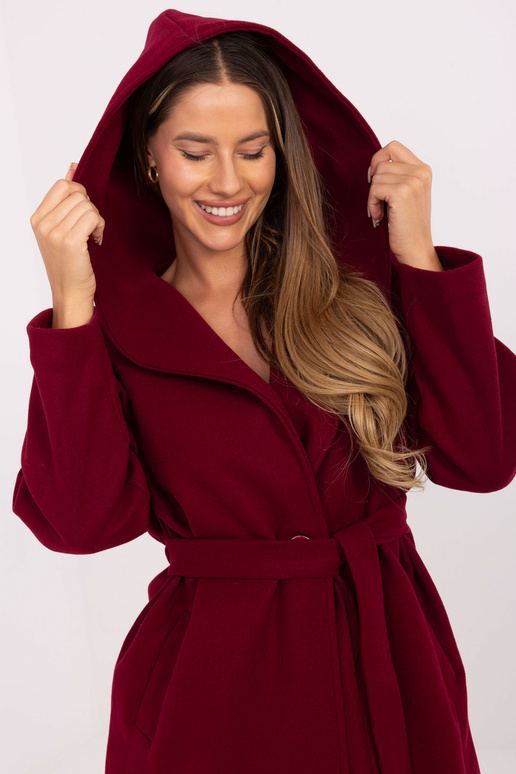 Mētelis bordo krāsā