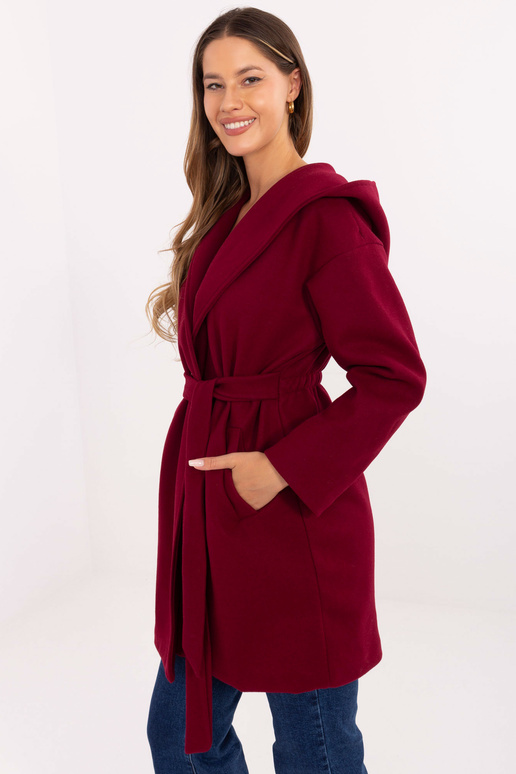 Mētelis bordo krāsā