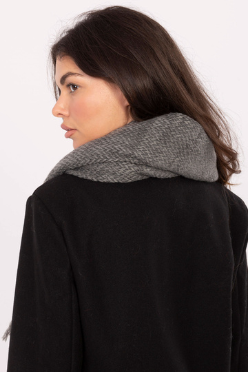 Tumši pelēka šalle 2