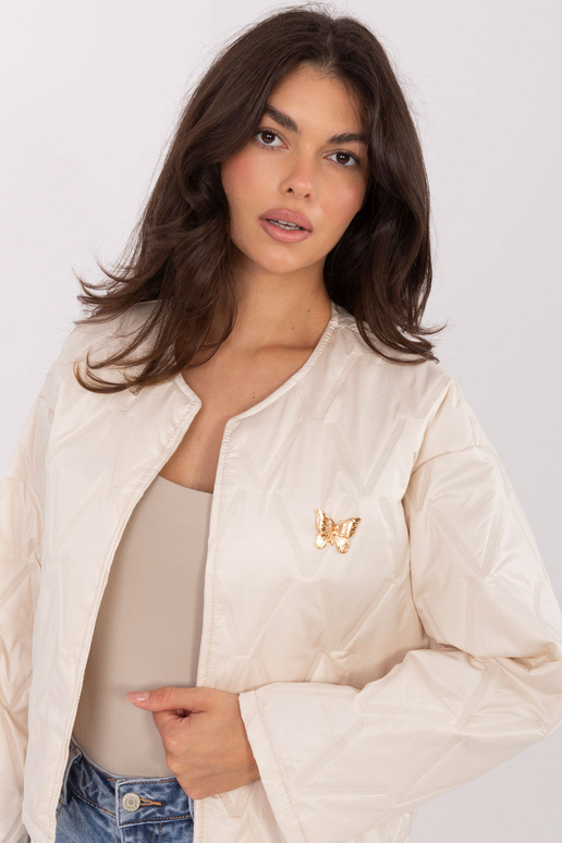 Gaiši smilšu krāsas jaka