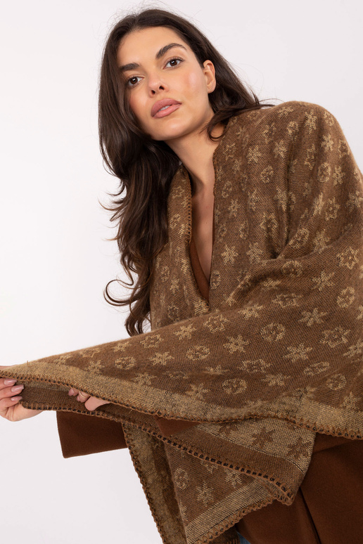 Pončo - kamieļu krāsā