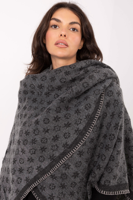 Tumši pelēks pončo