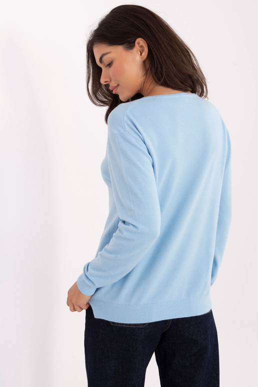 Gaiši zils džemperis