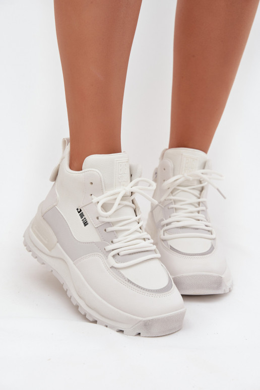 sporta apavi  ar platformu Big Star SS274510 baltas krāsas