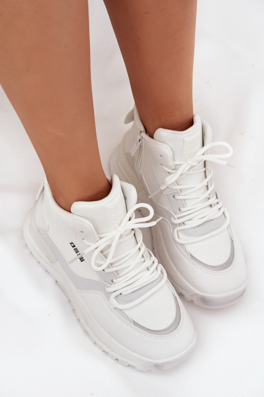 sporta apavi  ar platformu Big Star SS274510 baltas krāsas