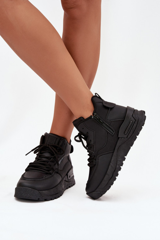 sporta apavi  ar platformu Big Star SS274509 Melns