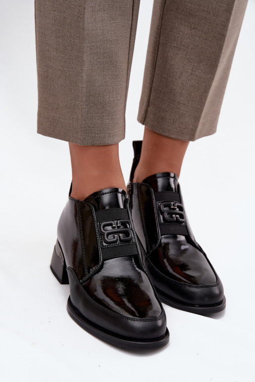 Laque   apavi    Detalem Vinceza 91161 Melns Laque   apavi    Detalem Vinceza 91161 Melns