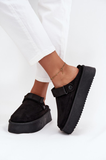 sniega apavi  ar platformu Z ar lipīgām aizdarēmem Melns Jorielle 2