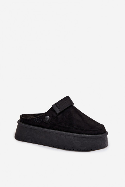 sniega apavi  ar platformu Z ar lipīgām aizdarēmem Melns Jorielle