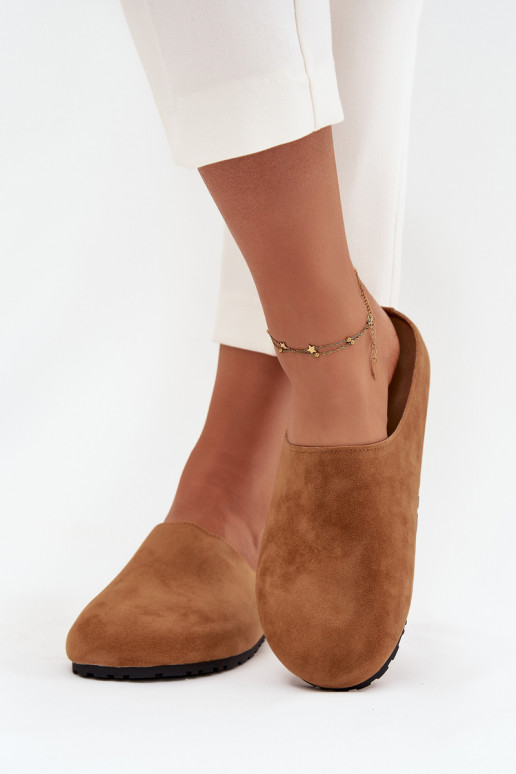 Čības   ar platformu brūnas krāsas Sylviane