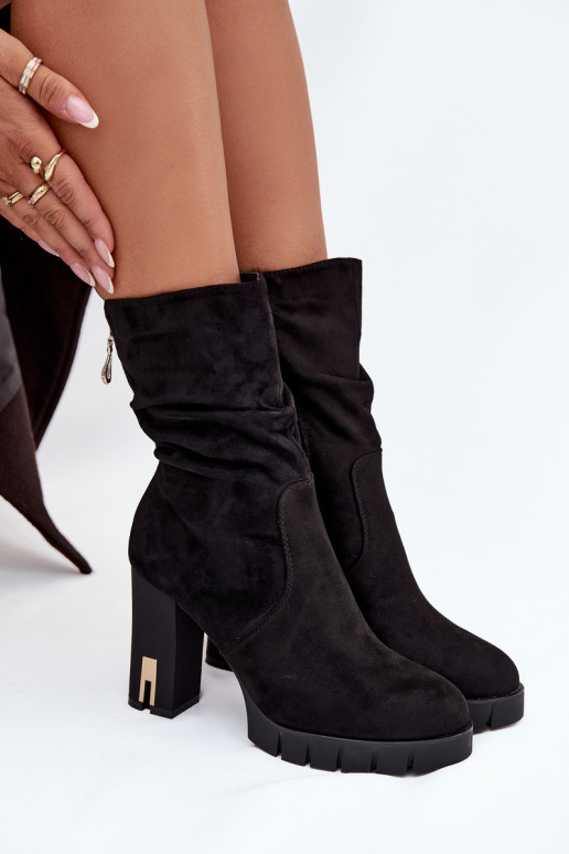 siltināti Sieviešu puszābaki Ze Zelta krāsasm Zamkiem I Marszczeniem Melns Briannae siltināti Sieviešu puszābaki Ze Zelta krāsasm Zamkiem I Marszczeniem Melns Briannae