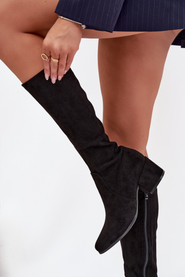 sieviešu garie zābaki  owe Sergio Leone KZ212 Melns