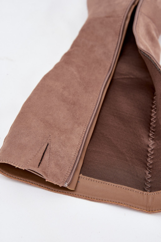 sieviešu garie zābaki ar papēdi Ze Zelta krāsasm  smilšu krāsas Nivarae