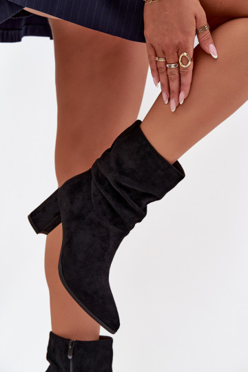 Sieviešu puszābaki  siltināti Melns Amelise