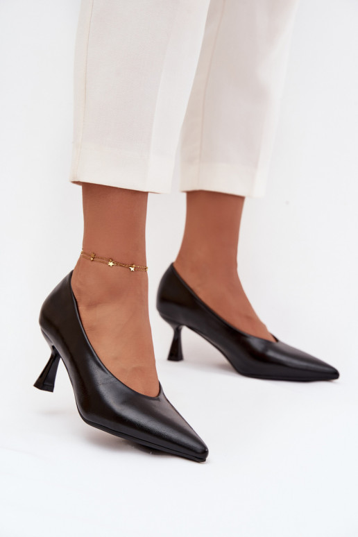 Laque Kurpes ar papēdi Melns Gavrielle Laque Kurpes ar papēdi Melns Gavrielle