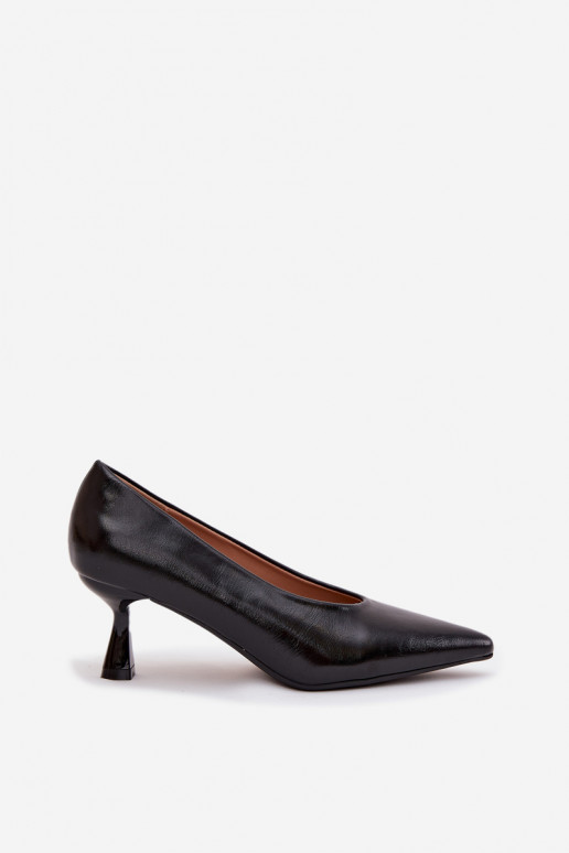 Laque Kurpes ar papēdi Melns Gavrielle Laque Kurpes ar papēdi Melns Gavrielle