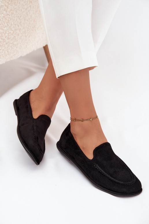 sieviešu mokasīni Z u zempapēžu Melns Miryelle sieviešu mokasīni Z u zempapēžu Melns Miryelle