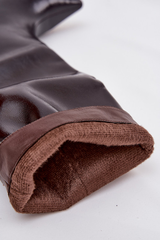 Laque sieviešu garie zābaki  bordo krāsas Mireva