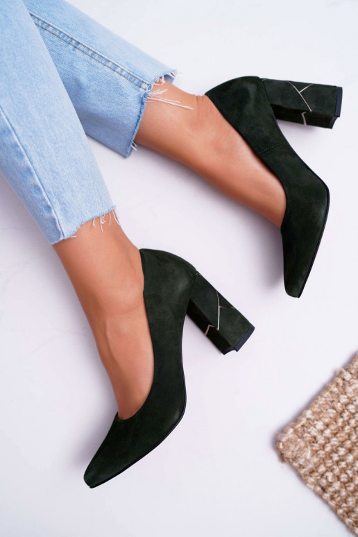 Kurpes  Laura Messi zamšādas Zaļas krāsas 2050 Kurpes  Laura Messi zamšādas Zaļas krāsas 2050