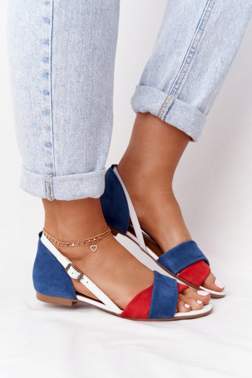 Sieviešu basenes   04614-17 Zilas krāsas-sarkanas krāsas