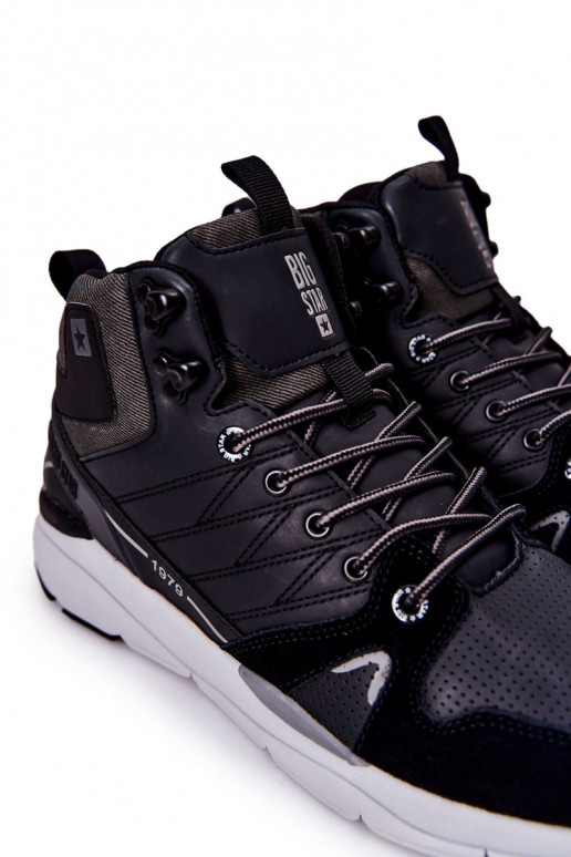  Vīriešu apavi Big Star II174223 Melns