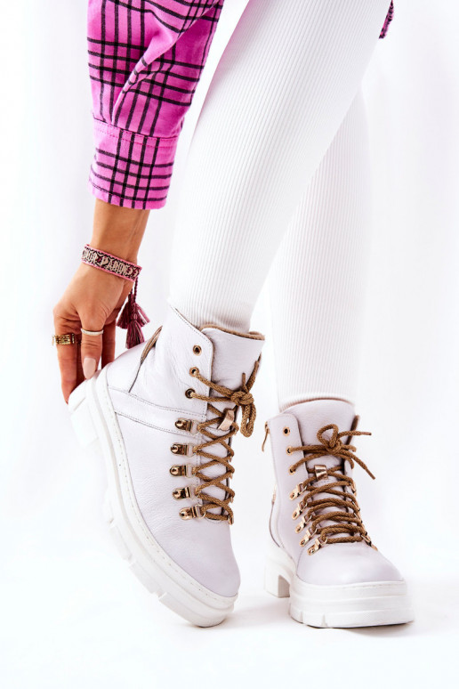 siltināti Sieviešu puszābaki Baltas-smilšu krāsas Brescia   siltināti Sieviešu puszābaki Baltas-smilšu krāsas Brescia