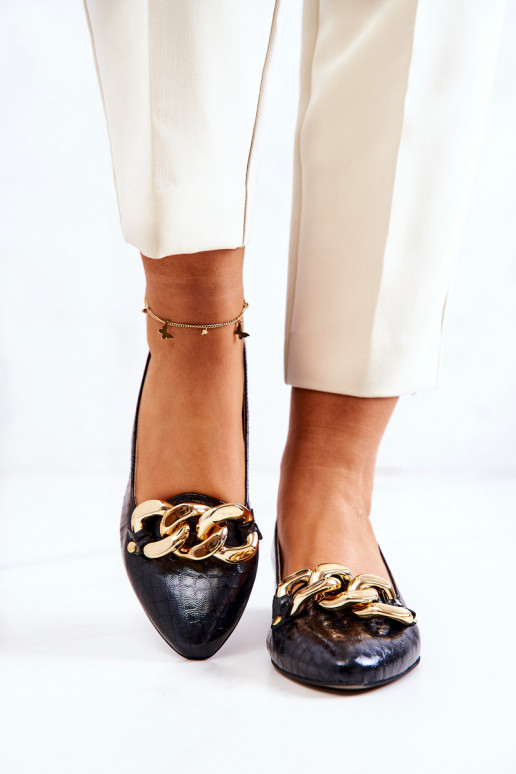 ar čūskādas imitāciju Kurpes Melns Elissabeth   ar čūskādas imitāciju Kurpes Melns Elissabeth