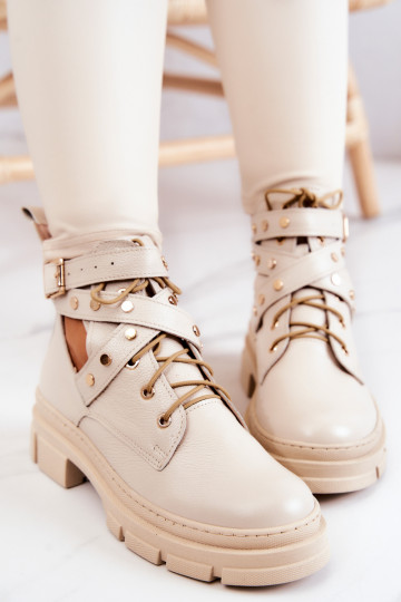 Sieviešu puszābaki Ziloņkaula krāsas Everly