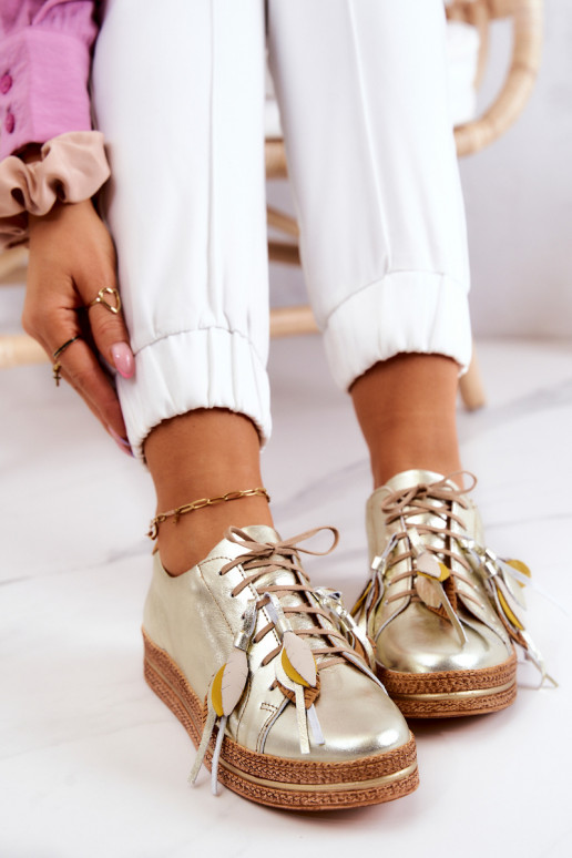   apavi  04550-25 Zelta krāsas